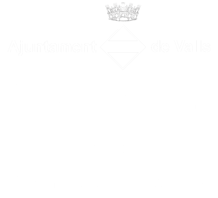 Logos de: Ajuntament de Valls, Diputació de Tarragona i Generalitat de Catalunya