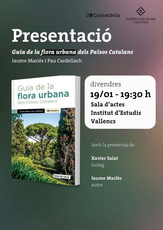Presentació Guia de la flora urbana dels Països Catalans