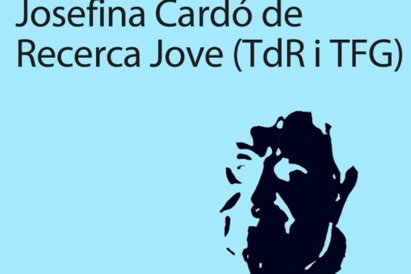 M. Luisa Lorente i Berta Martínez guanyadores repectivament del 1r i 2n premi «Josefina Cardó» de recerca jove (modalitat TdR)