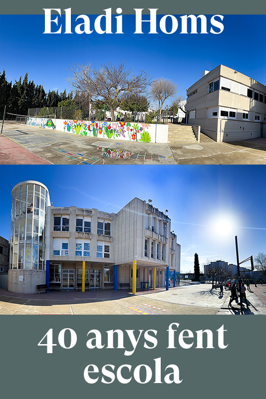 40 anys fent escola. Eladi Homs